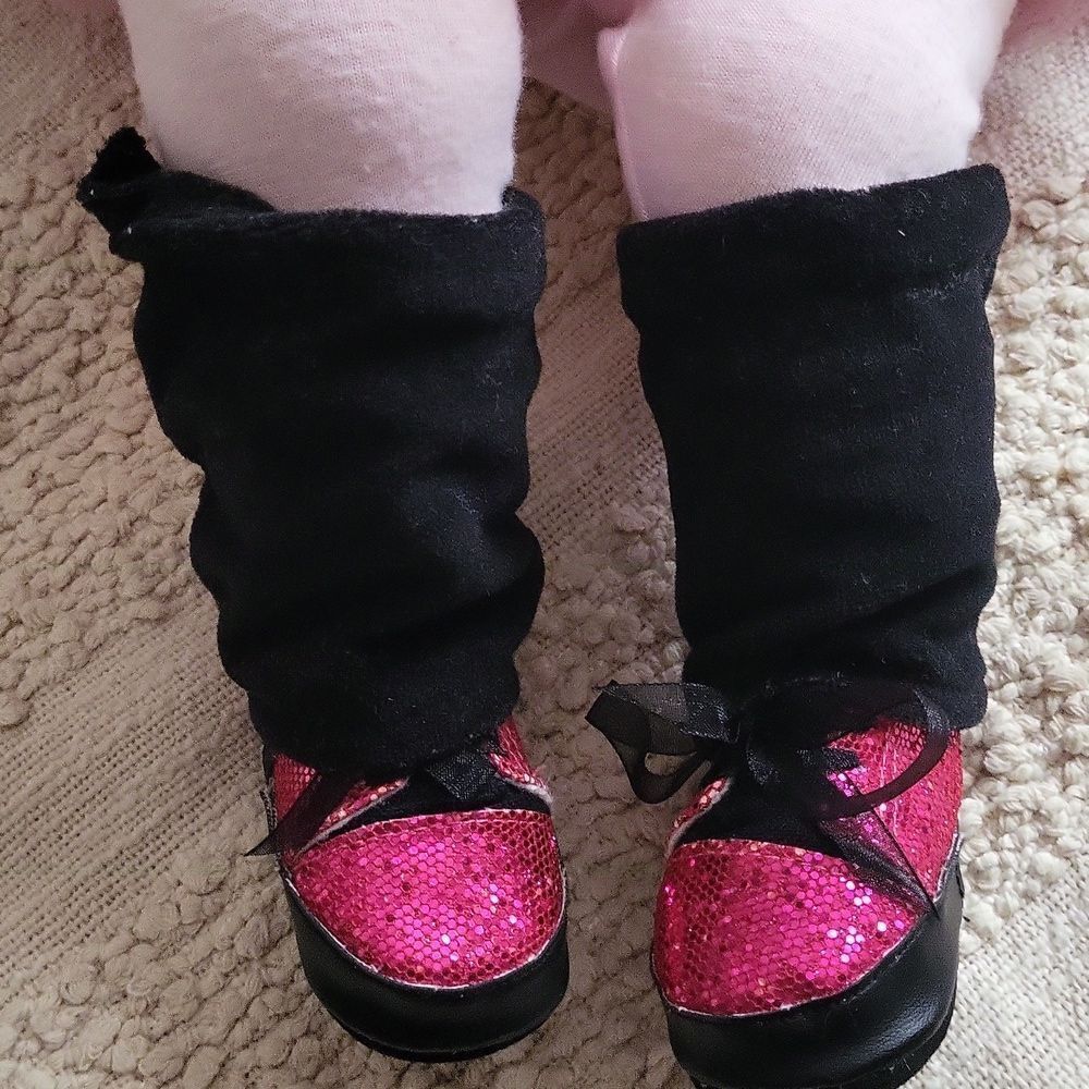 Adora Toddler Ready To Rock 20" Girl Weighted Doll Pink Leopard Tutu Clothes - Picture 7 of 11